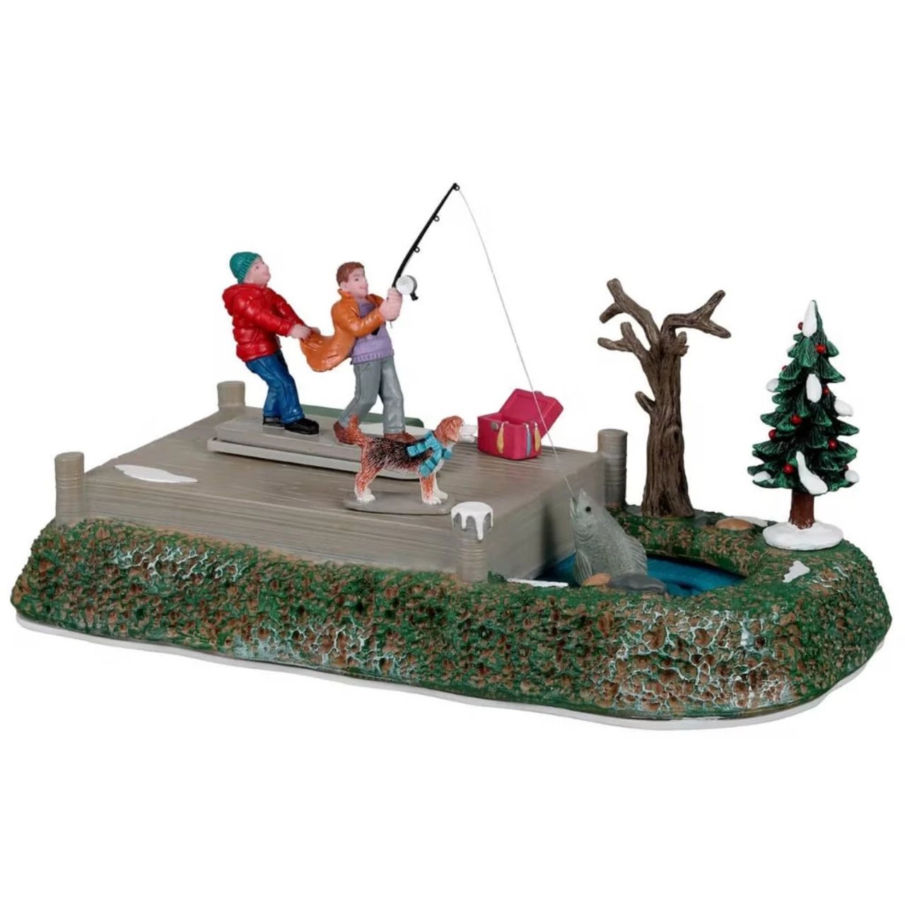 Lemax - Too Big A Catch 3 Lemax - Too Big A Catch