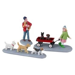 Lemax - Puppy Parade Set Of 3