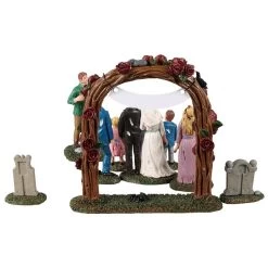 Lemax - Spookytown - Zombie Wedding Party 7 Lemax - Spookytown - Zombie Wedding Party -Lemax 463587 Lemax Spookytown Zombie Wedding Party back 79011.1657742652