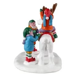 Lemax - Reindeer Snowman -Lemax 463629 Lemax Reindeer Snowman back 78151.1677003735