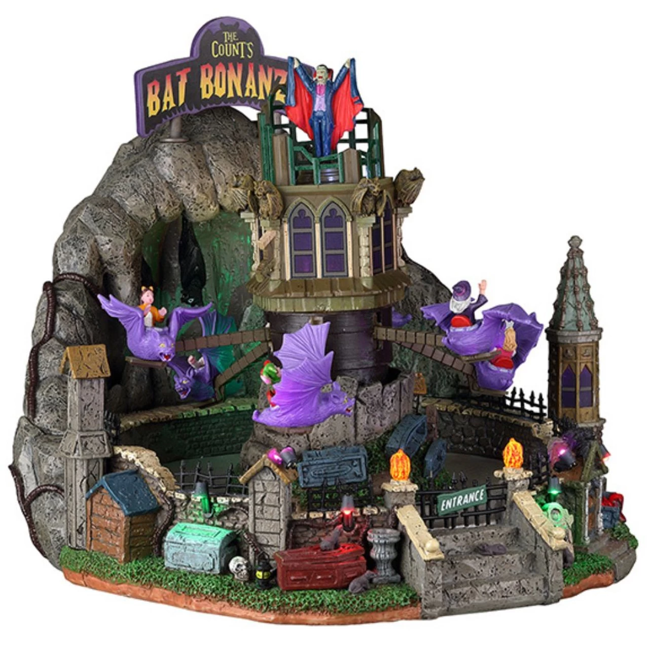 Lemax - Spookytown - The Count's Bat Bonanza 3 Lemax - Spookytown - The Count's Bat Bonanza
