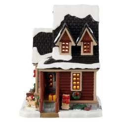 Lemax - Christmas Cabin -Lemax 465077 Lemax Christmas Cabin left 12745.1677001260
