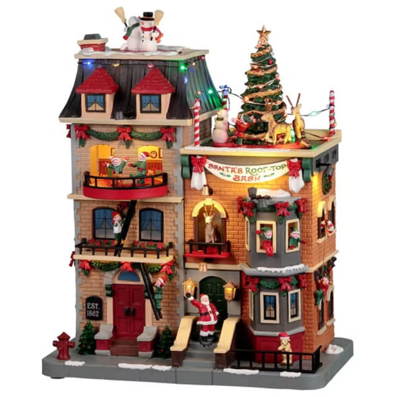 Lemax - Santa's Rooftop Bash 3 Lemax - Santa's Rooftop Bash