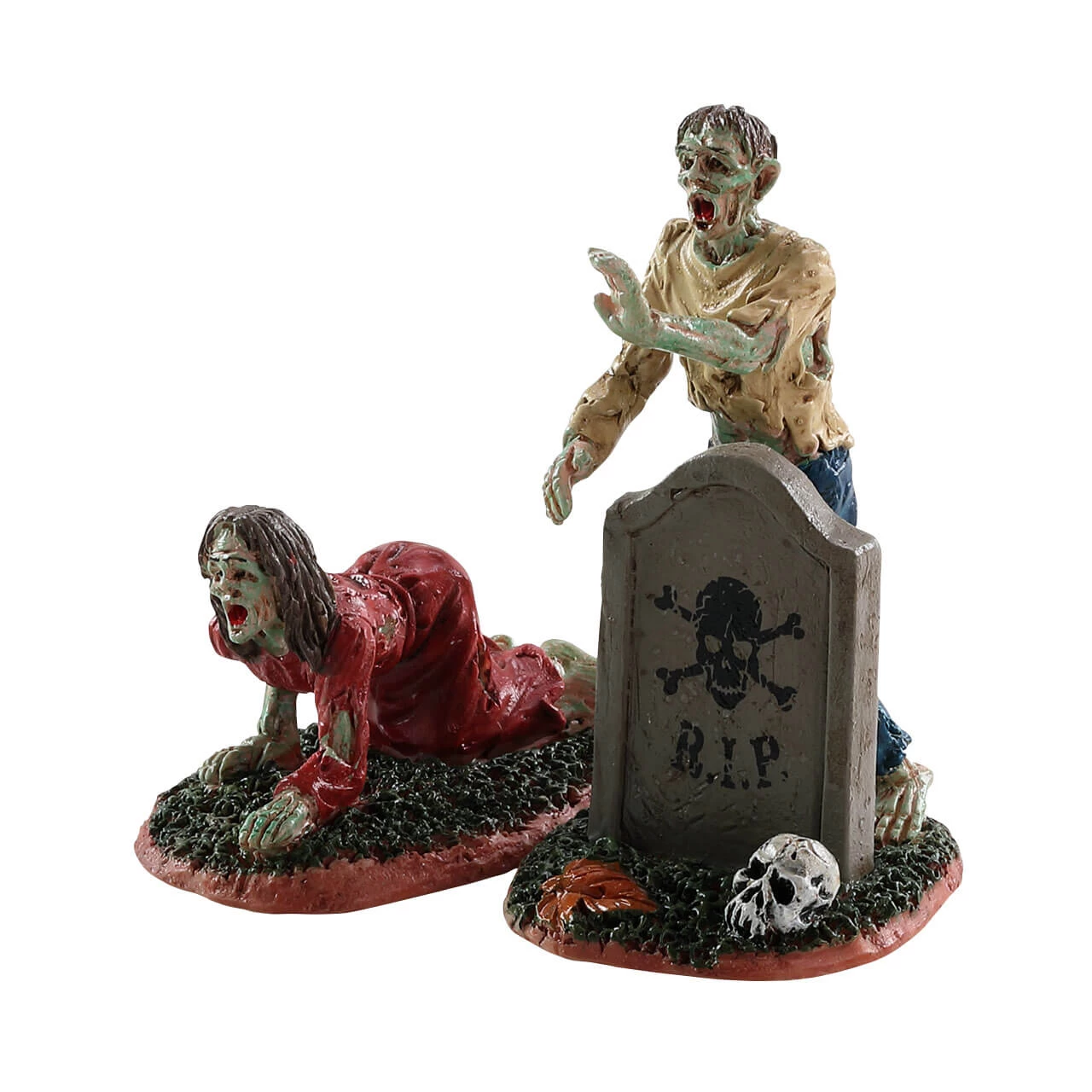 Lemax Zombies - 2 Piece Set 3 Lemax Zombies - 2 Piece Set