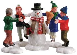 Lemax Ring Around The Snowman - 3 Piece Set