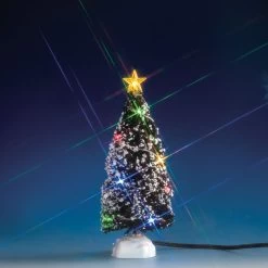 Lemax Multicolor Light Evergreen Tree - 7 Inches
