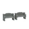 Lemax Stone Bench - 2 Piece Set -Lemax fbkm9m6sbcxbmux4ldy8