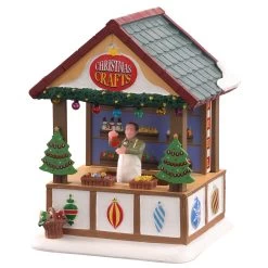 Lemax Christmas Market Booth - Hand Crafted Ornaments - Openstock