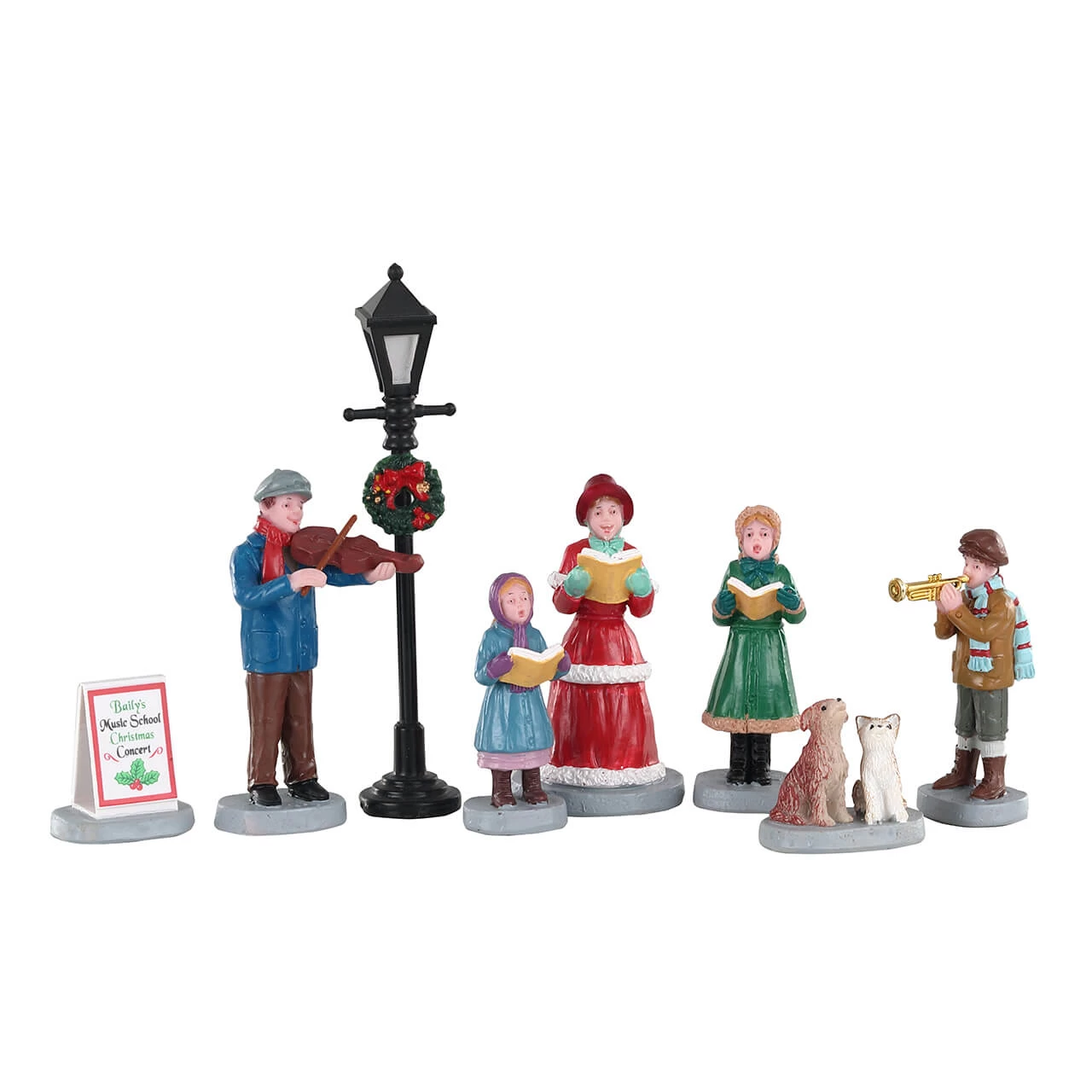 Lemax Baily's Music School Carolers - 8 Piece Set 3 Lemax Baily's Music School Carolers - 8 Piece Set