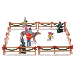Lemax Reindeer Petting Zoo - 17 Piece Set -Lemax hx04pjauodu8sgxmcohc