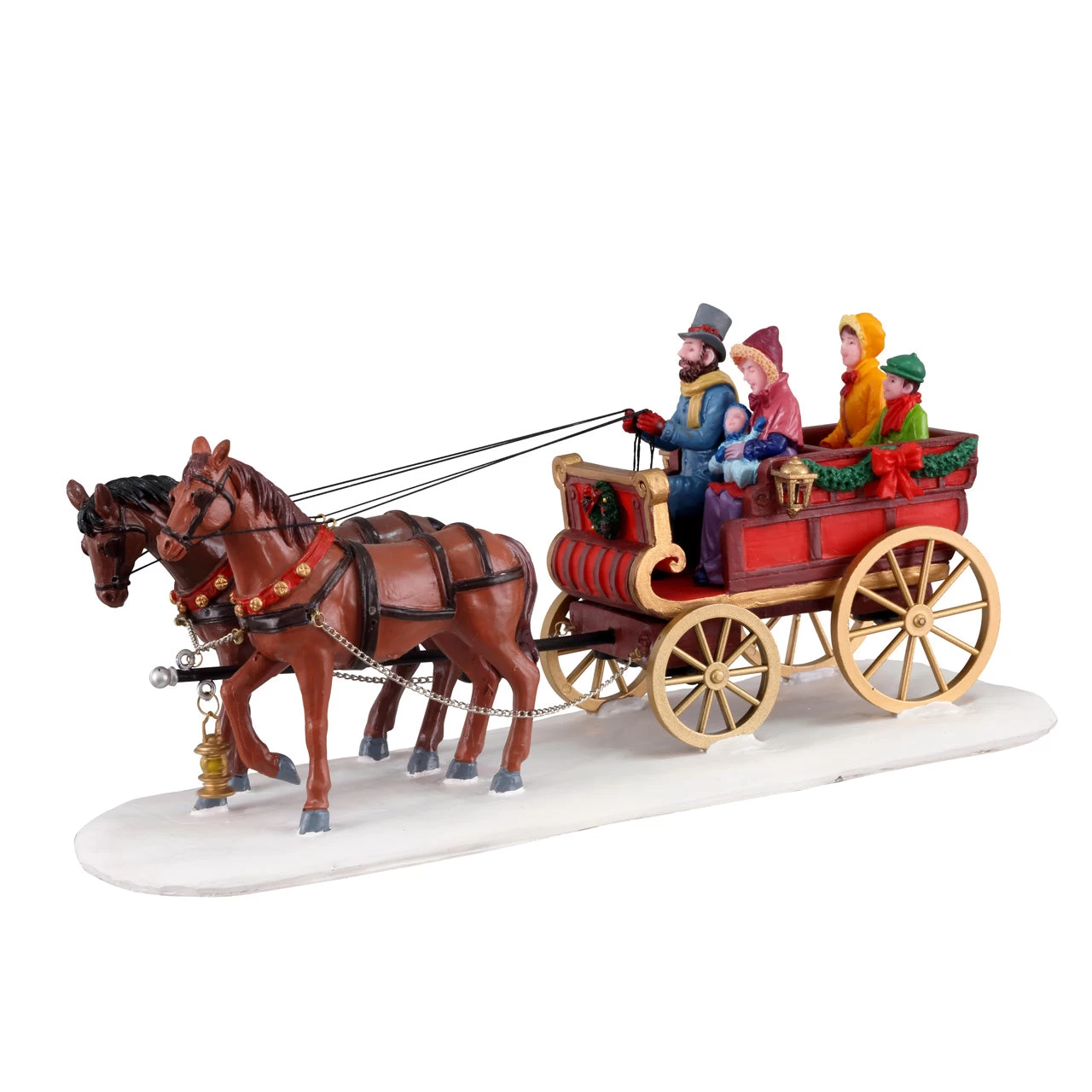 Lemax Carriage Cheer Figurine 4 Lemax Carriage Cheer Figurine - Image 2