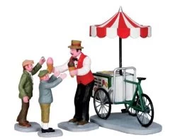 Lemax Gelato Cart - 4 Piece Set -Lemax kpdjeuln5z8nx4xec8jc