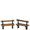 Lemax Double Seated Bench - 2 Piece Set -Lemax lj23lrvsmzep8nheovj4