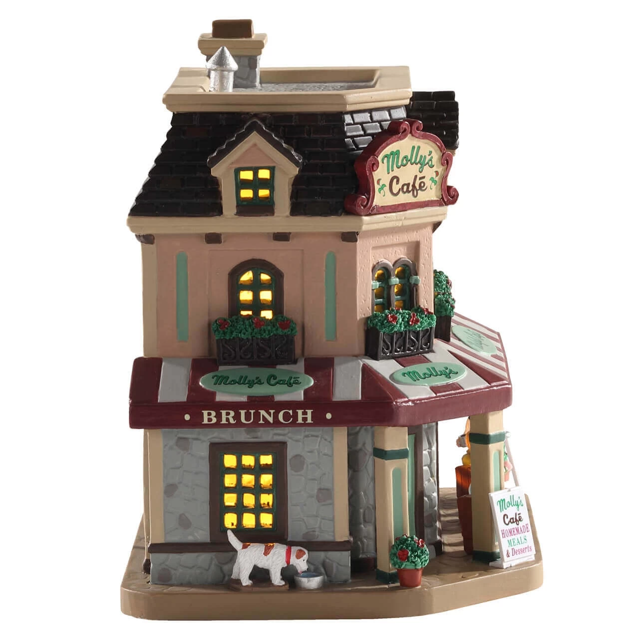 Lemax Molly's Corner Cafe 4 Lemax Molly's Corner Cafe - Image 2