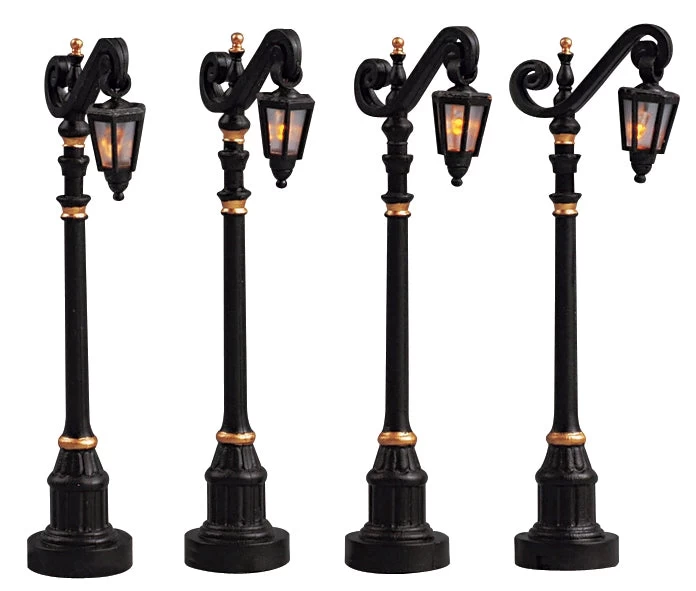 Lemax Colonial Street Lamp - Set Of 4 6 Lemax Colonial Street Lamp - Set Of 4 - Image 4