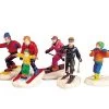 Lemax Winter Fun Skiers - 5 Piece Set -Lemax mgz4hqyhsi8irqcwf4ra