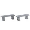Lemax Plaza Bench - Set Of 2 -Lemax ox4tfjh2djrkqw2mmcrk