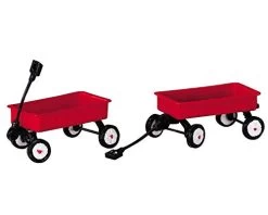 Lemax Red Wagons Set Of 2 -Lemax sj6eumr7rzuhonc0momh