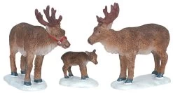 Lemax Reindeer Family - Set Of 3