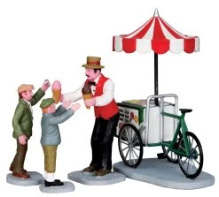 Lemax Gelato Cart - 4 Piece Set -Lemax w6e7ipphwk0g8wx1cbwo
