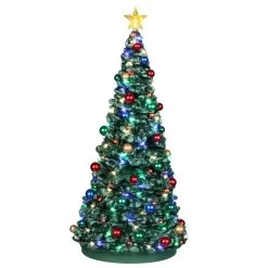 Lemax Outdoor Holiday Tree - 9" Lighted