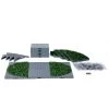 Lemax Complete Plaza Park Grass - 24 Pieces